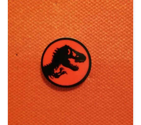 Jurassic Park/World logo pin badge