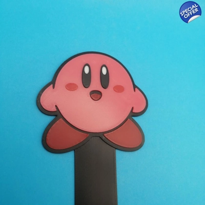 Kirby 3D printed multi-coloured bookmark Kirby 3D printed multi-coloured bookmark