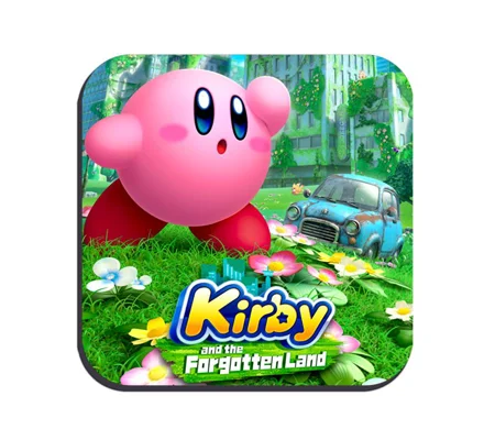 Kirby and the Forgotten Land drinks coaster