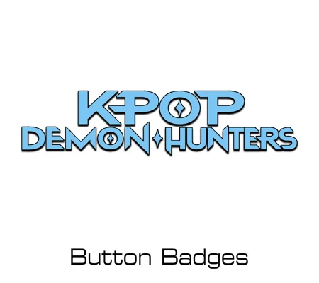 Kpop Demon Hunters button badges