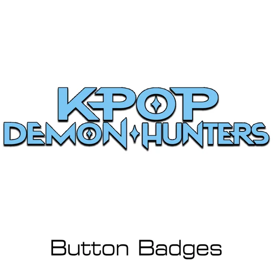Kpop Demon Hunters button badges