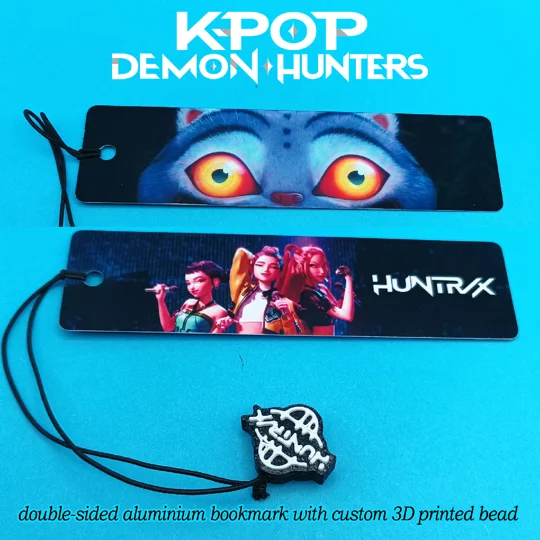 Kpop Demon Hunters aluminium bookmarks
