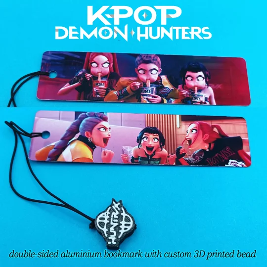 Kpop Demon Hunters aluminium bookmarks