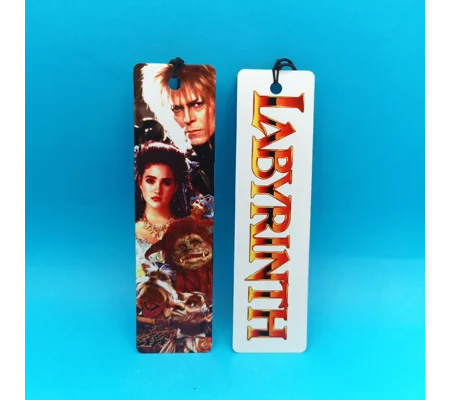 Labyrinth aluminium bookmark