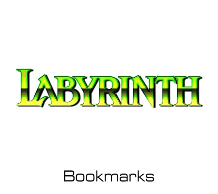 Labyrinth bookmarks - 3D Printed Owl Bead Included