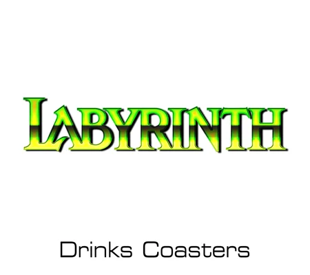 Labyrinth drinks coasters