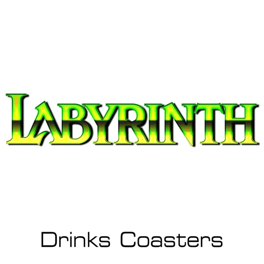 Labyrinth drinks coasters