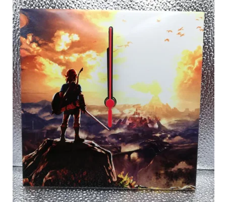 Legend of Zelda Breath of the Wild design 1 Ceramic Tile Wall Clock