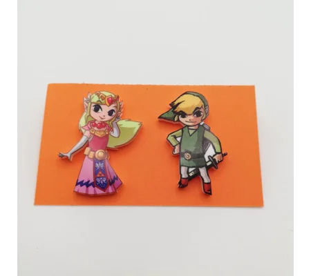 Legend of Zelda pin badge set