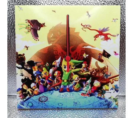Legend of Zelda Wind Waker Ceramic Tile Wall Clock