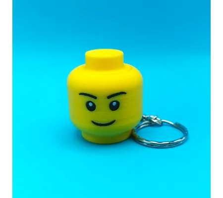 LEGO Mini Figure Head Fidget Clicker Keyring
