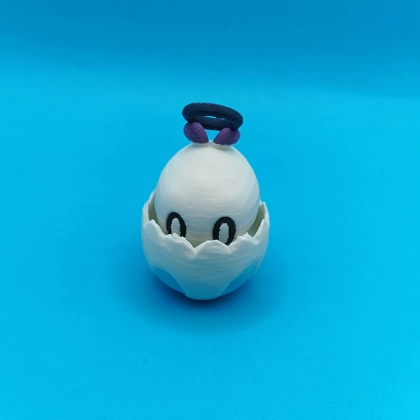 Light Chao Peek-A-Boo keyring fidget clicker