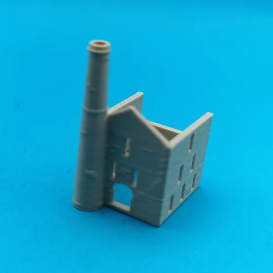 Mini Cornish Mine Houses (x10) - Light Stone