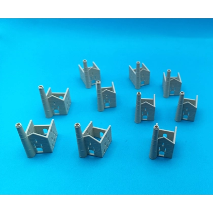 Mini Cornish Mine Houses (x10) - Light Stone Mini Cornish Mine Houses (x10) - Light Stone