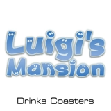 Luigi's Mansion drinks coasters