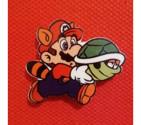 Super Mario single badge -Shell