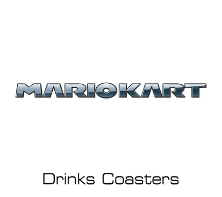 Mario Kart drinks coasters
