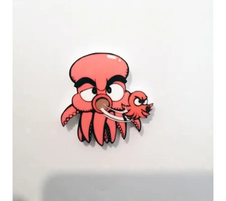 Super Mario Land 2 - Octopus pin badge