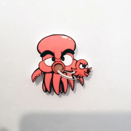 Super Mario Land 2 - Octopus pin badge