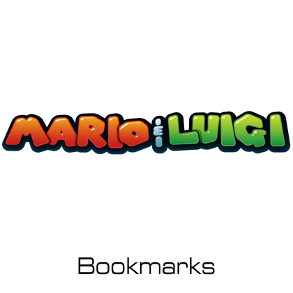 Mario & Luigi bookmarks
