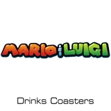 Mario & Luigi drinks coasters