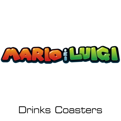 Mario & Luigi drinks coasters Mario & Luigi drinks coasters