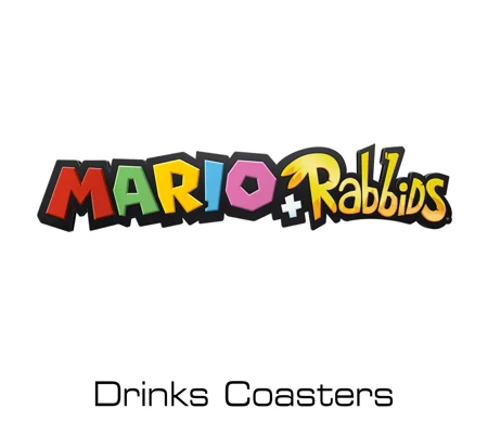 Mario + Rabbids drinks coasters