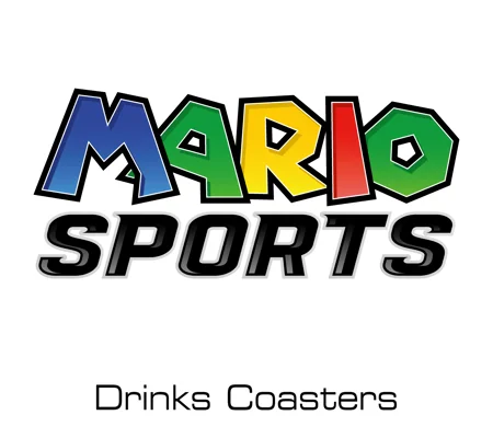 Mario Sports drinks coasters