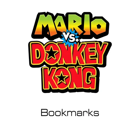 Mario VS Donkey Kong bookmarks