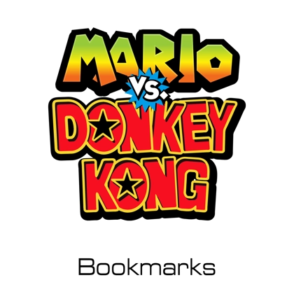 Mario VS Donkey Kong bookmarks