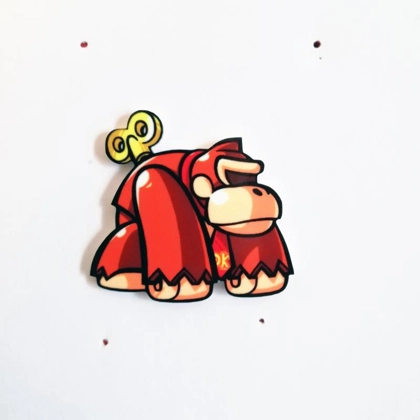 Mario vs Donkey Kong - Mini DK Toy pin badge