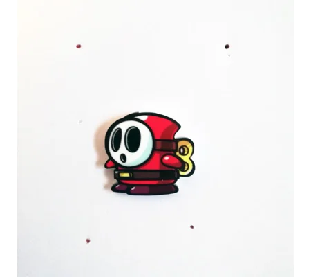 Mario vs Donkey Kong - Mini Shy Guy Toy pin badge