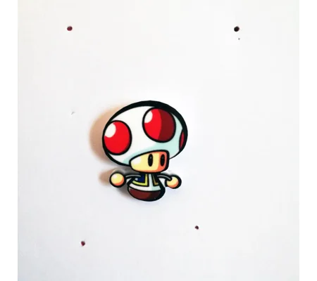 Mario vs Donkey Kong - Mini Toad Toy pin badge
