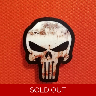 Punisher pin badge