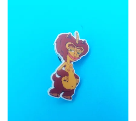 Maury pin badge - Hormone Monster -Big Mouth Human Resources