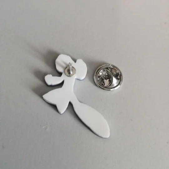 Mega Man - Side Jump pin badge