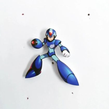 Mega Man X pin badge Mega Man X pin badge