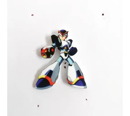 Mega Man X First Armor pin badge