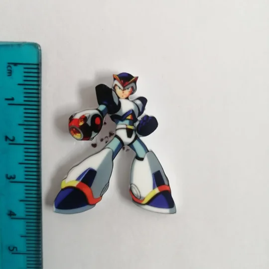 Mega Man X First Armor pin badge