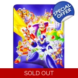 Mega Man X Glitter Full Magnetic Back ..