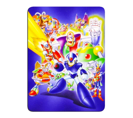 Mega Man X Glitter Full Magnetic Back Magnet