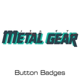 Metal Gear button badges