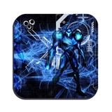 Metroid drinks coaster
