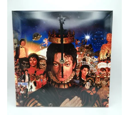 Michael Jackson (design 1) Ceramic Tile Wall Clock