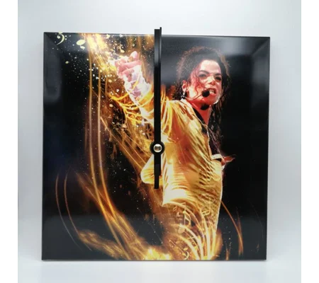 Michael Jackson (design 2) Ceramic Tile Wall Clock
