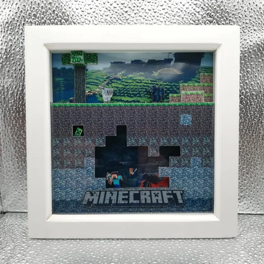 Minecraft 3D Shadow Box