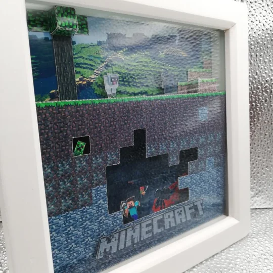 Minecraft 3D Shadow Box