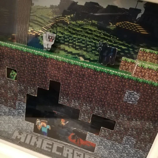 Minecraft 3D Shadow Box