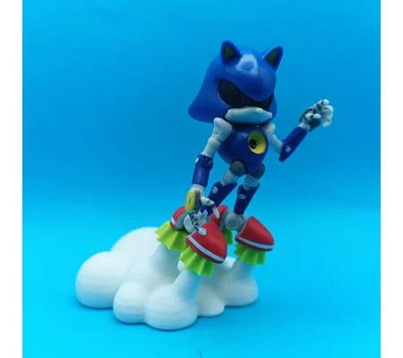 Sonic the Hedgehog - Modern Metal Sonic display base for Jakks Pacific 2.5 inch action figure