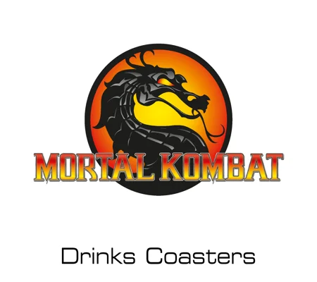 Mortal Kombat drinks coasters